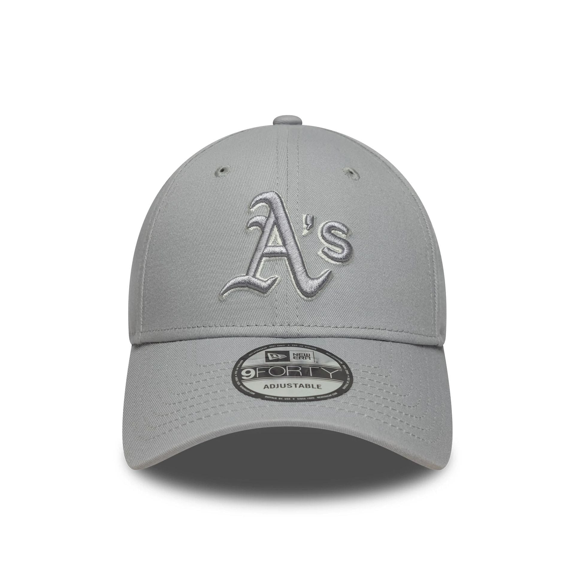 NEW ERA Athletics MLB Team Outline Grey 9FORTY Cap