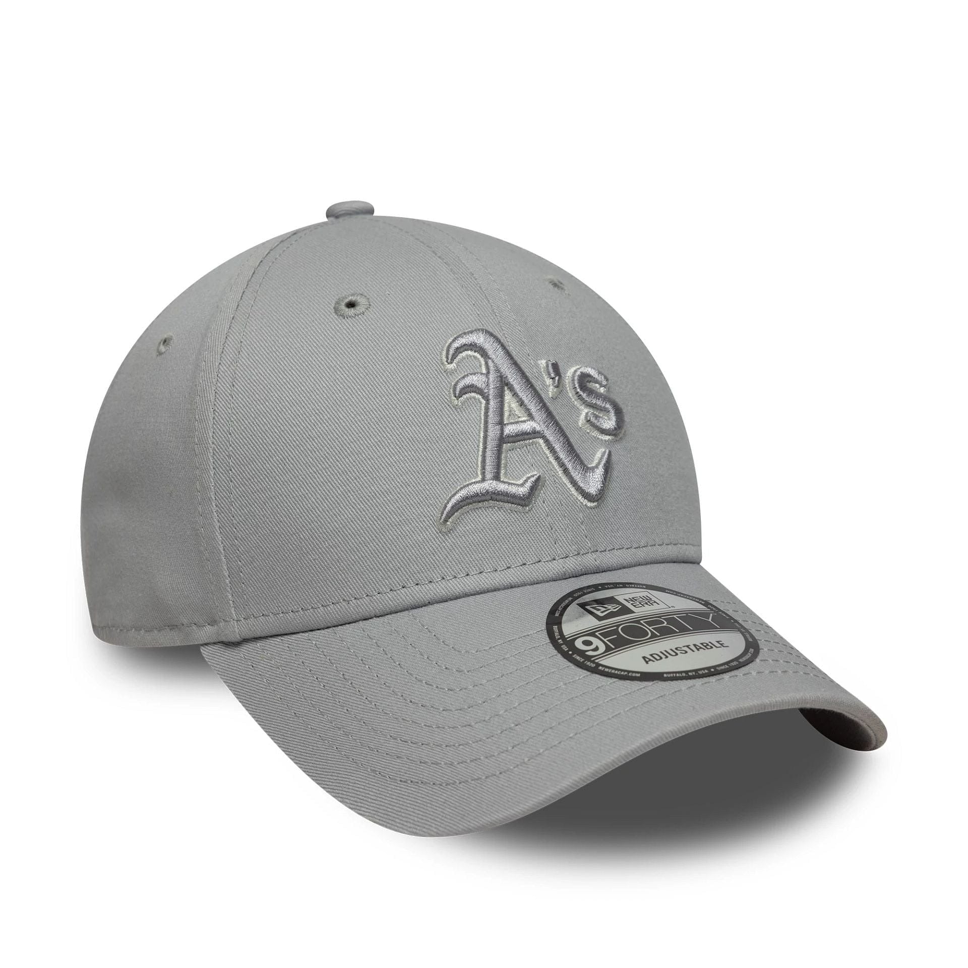 NEW ERA Athletics MLB Team Outline Grey 9FORTY Cap