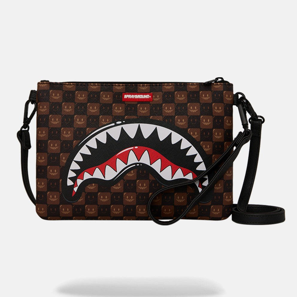 SPRAYGROUND Sharks In Paris Wtf Bubble Crossover Clutch