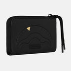 SPRAYGROUND Blacked Out Embossed Gold Tooth Wallet
