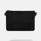 SPRAYGROUND Blacked Out Embossed Gold Tooth Crossover Clutch