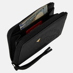 SPRAYGROUND Blacked Out Embossed Gold Tooth Wallet