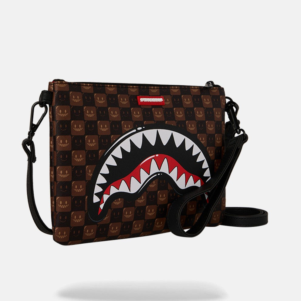 SPRAYGROUND Sharks In Paris Wtf Bubble Crossover Clutch