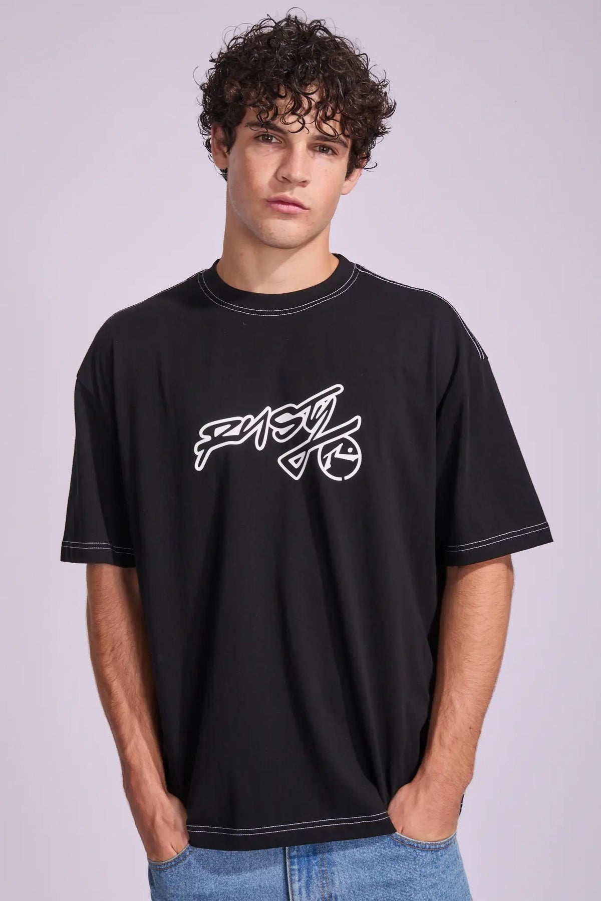 RUSTY Graf-R Oversized T Shirt