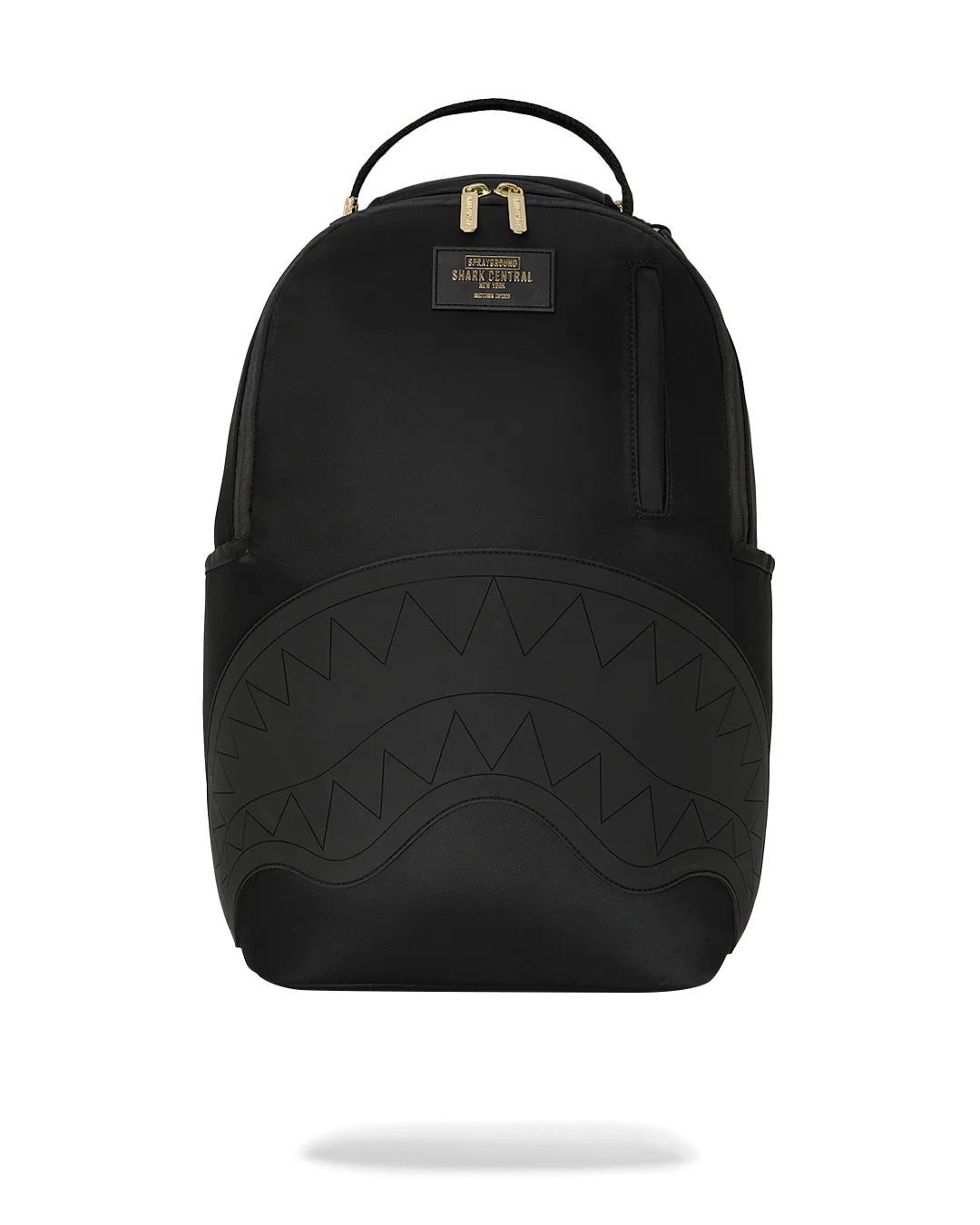 SPRAYGROUND Shark Central Gold Lettering Backpack