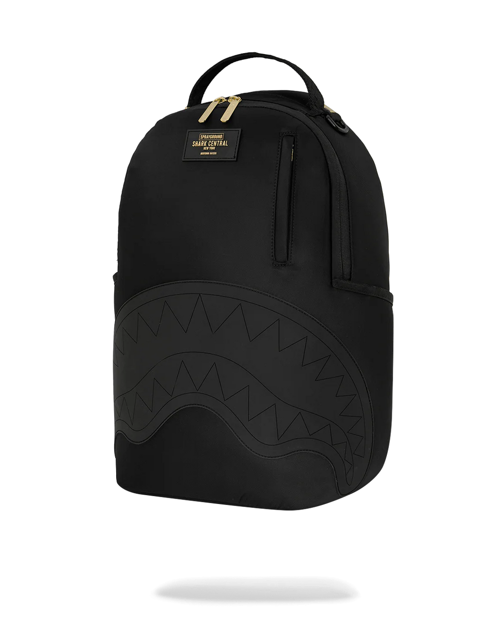 SPRAYGROUND Shark Central Gold Lettering Backpack