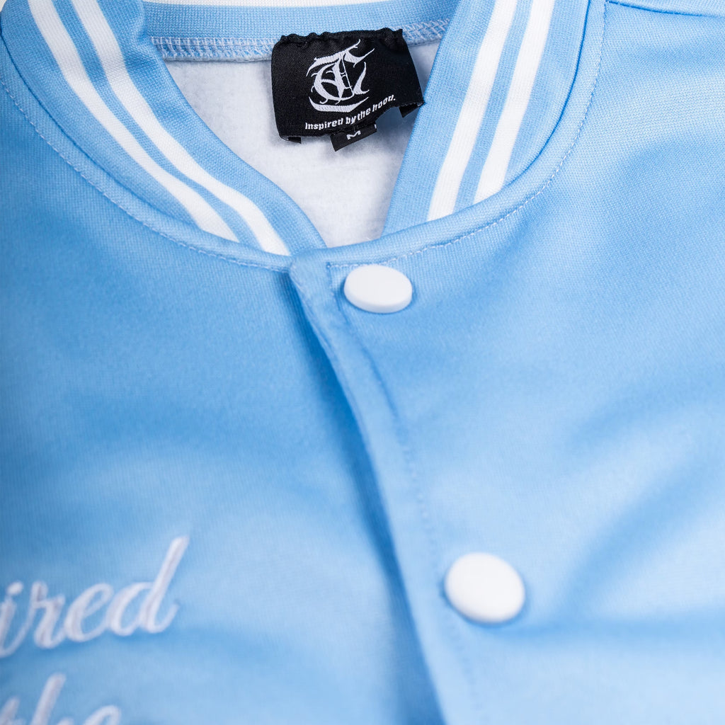 CARNAL ''Crybaby'' Baby Blue College Jacket