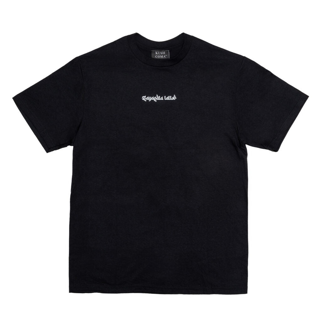 KUSH COMA Annuk Crimson Geisha Black Tshirt