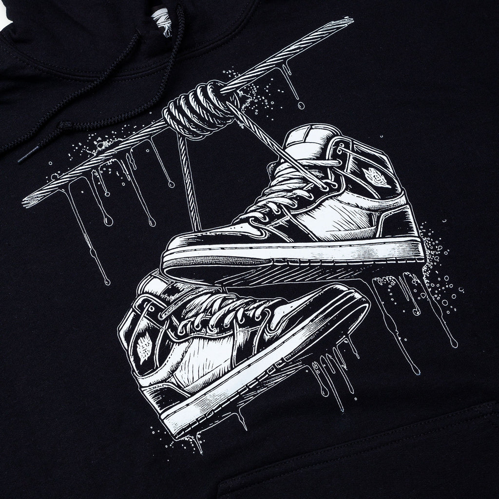 KUSH COMA Sneakerhead Black Hoodie