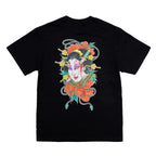 KUSH COMA Annuk Crimson Geisha Black Tshirt