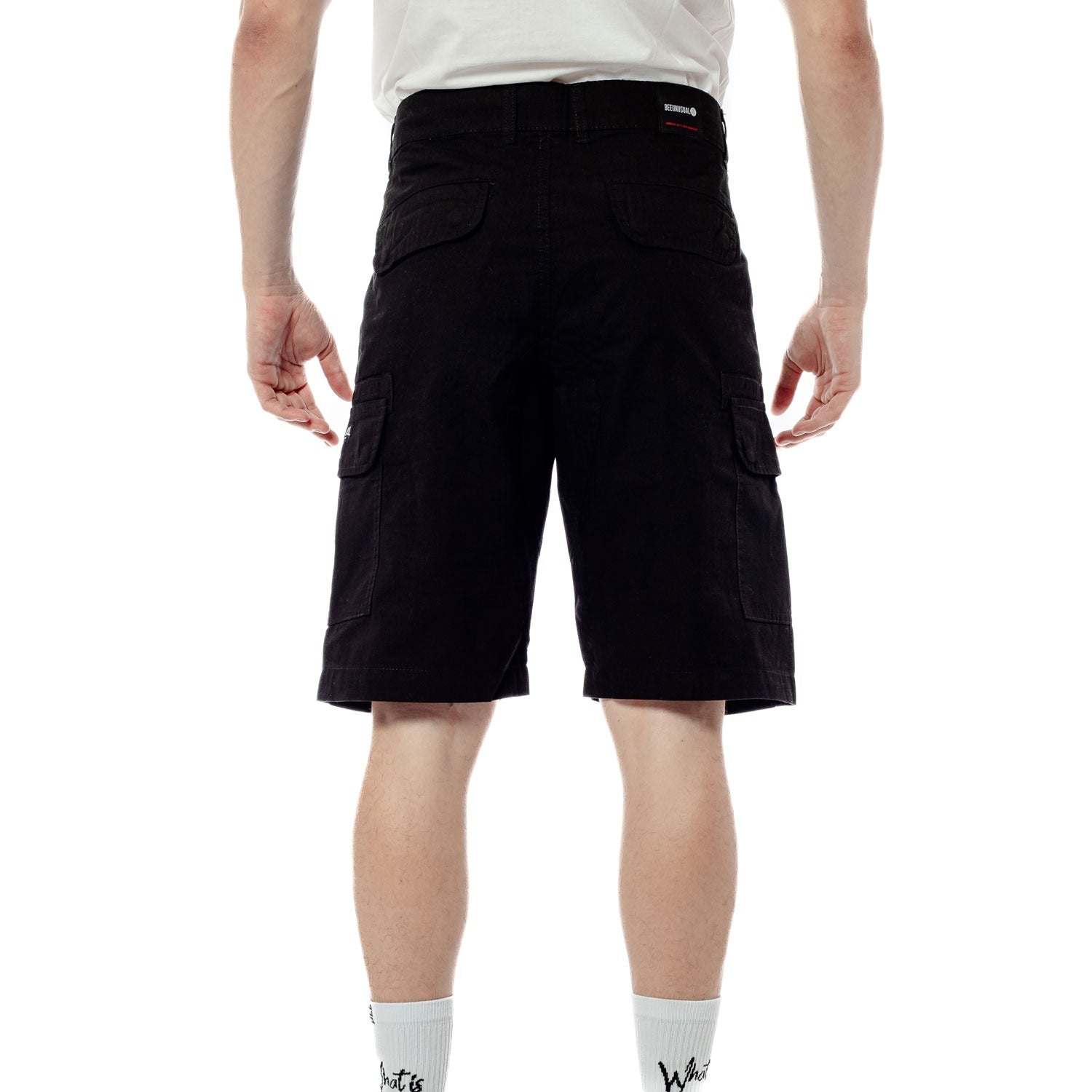 BEE UNUSUAL Ripstop Cargo Shorts Black