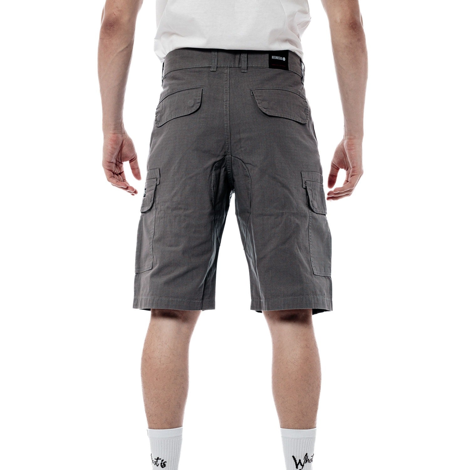 BEE UNUSUAL Ripstop Cargo Shorts Grey