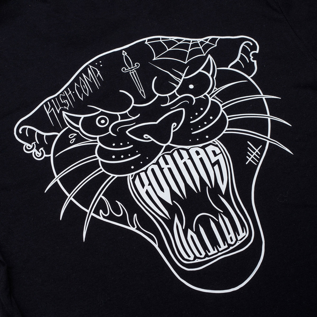 KUSH COMA Kokkas Tattoo Black Hoodie
