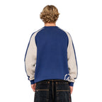 RUSTY Roll Safe Boxy Knitted Crew Dark Blue
