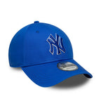 NEW ERA New York Yankess MLB Team Outline Blue 9FORTY Adjustable Cap