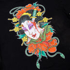 KUSH COMA Annuk Crimson Geisha Black Tshirt