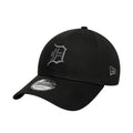 NEW ERA Detroit Tigers MLB Team Outline Black 9FORTY Adjustable Cap