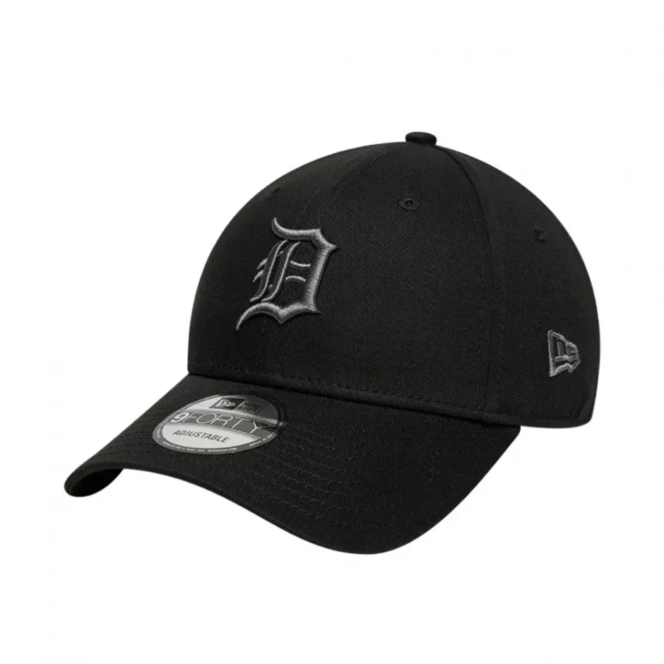 NEW ERA Detroit Tigers MLB Team Outline Black 9FORTY Adjustable Cap
