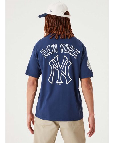 NEW ERA New York Yankees MLB Heritage Dark Blue Oversized T-Shirt