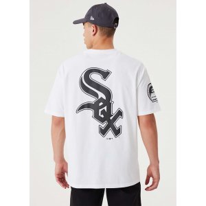 NEW ERA Chicago White Sox MLB Heritage White Oversized T-Shirt