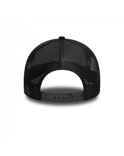 NEW ERA Motorsport Black 9FORTY A-Frame Trucker Adjustable Cap