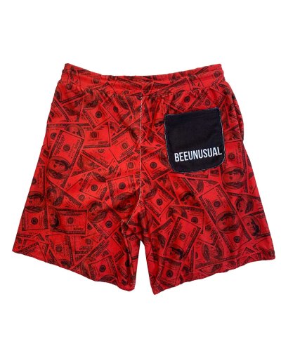 BEE UNUSUAL Red Money Shorts Red / Black 