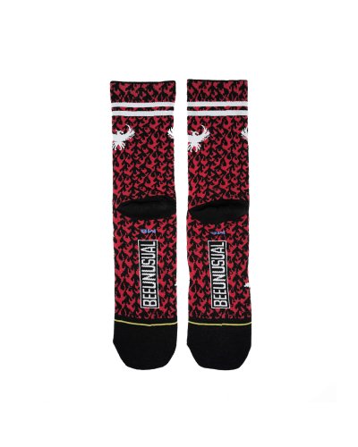 Bee Unusual “Rebirth” Phoenix red socks