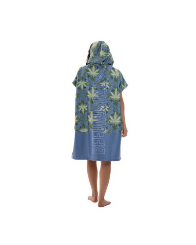 BEE UNUSUAL Grass Hooded Poncho