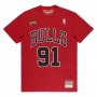 Mitchell & Ness NBA NN Tee Bulls Dennis Rodman #91
