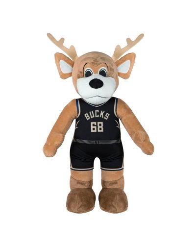 BLEACHER CREATURES Milwaukee Bucks Bango 10" Mascot Plush Figure (Statement Uniform)