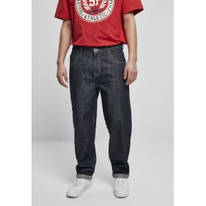 SOUTHPOLE Embroidery Denim Baggy Jeans In Raw Indigo 