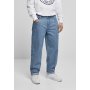 SOUTHPOLE  Embroidery Denim Baggy Jeans In Retro Midblue 