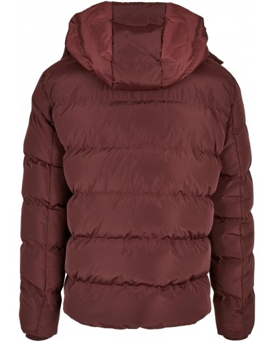 URBAN CLASSICS Hooded Puffer Cherry Jacket