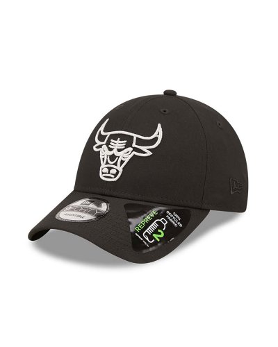 NEW ERA Chicago Bulls Repreve Monochrome Black 9FORTY Adjustable Cap