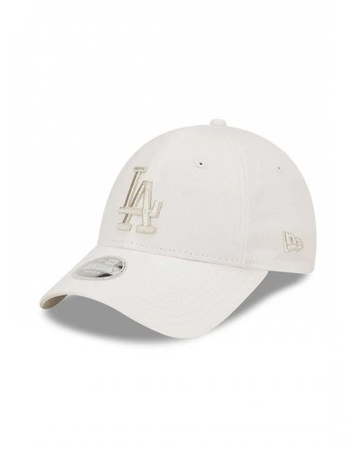 NEW ERA LA Dodgers Womens Metallic Logo White 9FORTY Adjustable Cap