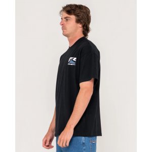 RUSTY PHENOM GRAPHIC T-SHIRT BLACK 
