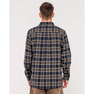 RUSTY BROOKS LONG SLEEVE SHIRT NAVY/CREAM 