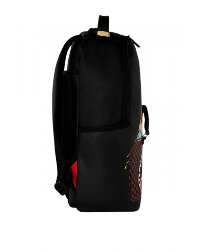 SPRAYGROUND BAG OF MONEY ON FIRE DLXSV BACKPACK