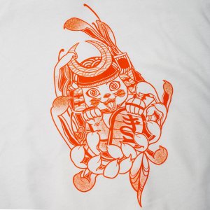 KUSH COMA Kristeake Lucky Cat White Hoodie