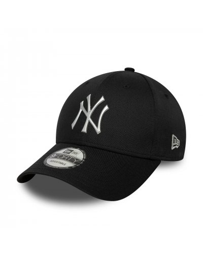 NEW ERA New York Yankees MLB Metallic Black 9FORTY Cap