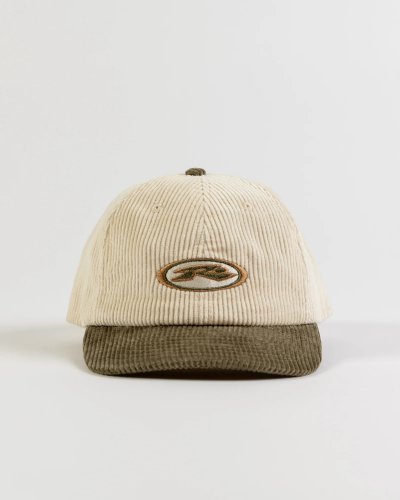 RUSTY WIRED SIX PANEL CAP SAVANNA 