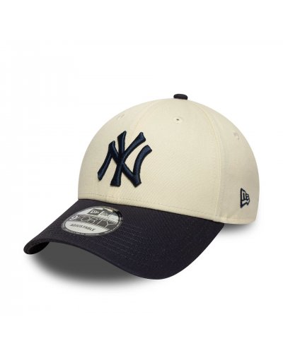 NEW ERA New York Yankees Colour Block Cream 9FORTY Cap