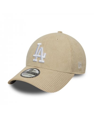 NEW ERA LA Dodgers MLB Cord Light Beige 39THIRTY Stretch-Fit Cap