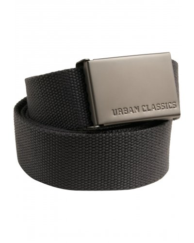 URBAN CLASSICS Canvas Charcoal Belt 