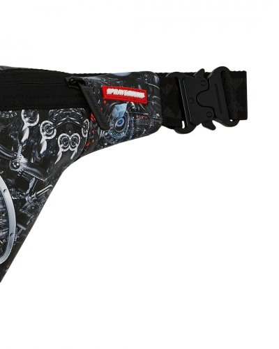 SPRAYGROUND SPLIT CYBERSHARK SAVVY CROSSBODY