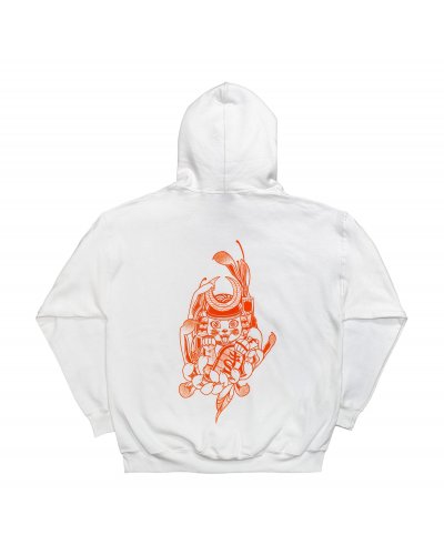 KUSH COMA Kristeake Lucky Cat White Hoodie