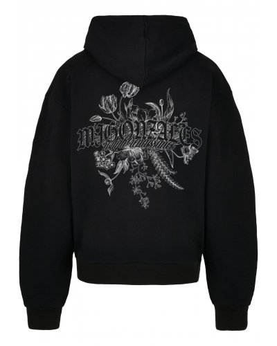 MJG Renaissance Bloom Heavy Oversized Black Hoodie