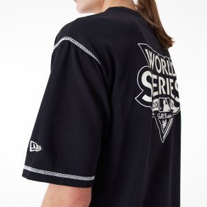 NEW ERA New York Yankees MLB World Series Black Oversized T-Shirt