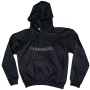 UNTHREADED OVERSIZED BLACK HOODIE 